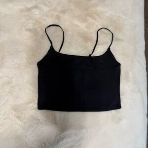 Babaton black cropped camisole